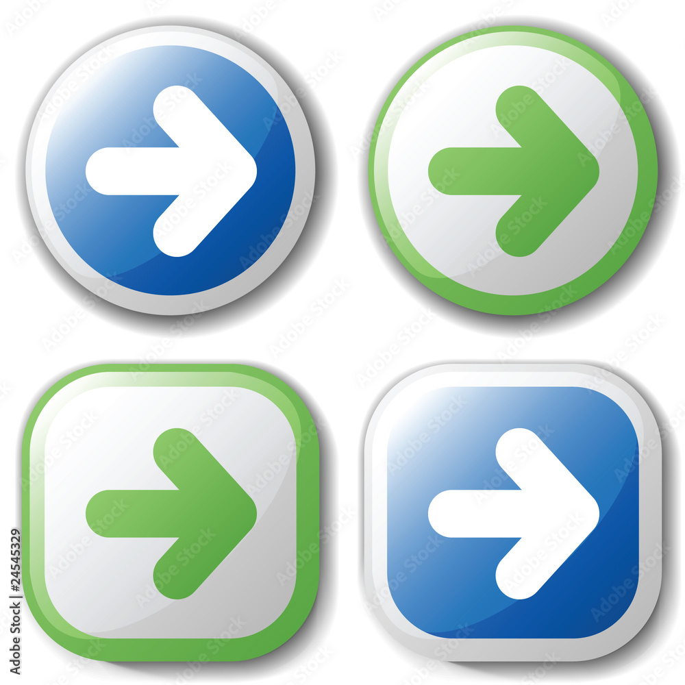 Buttons for your Web site. Vector illustrations, easy to edit an Buttons for your Web site. Vector illustrations, easy to edit an
