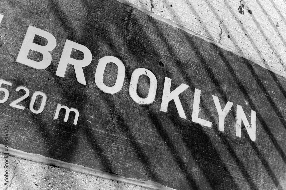 Brooklyn Placard - obrazy, fototapety, plakaty 
