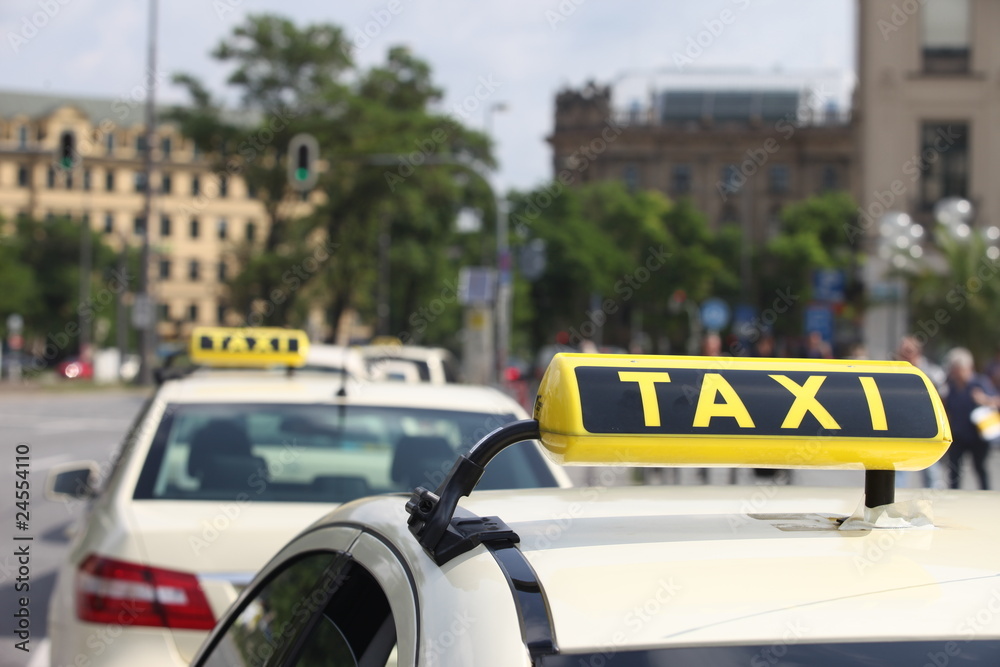 Fototapeta premium Taxistand