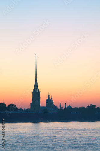 Peter and Paul Fortress at morning