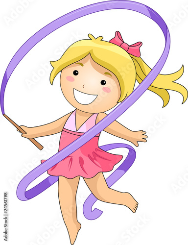 Girl In Gymnastics
