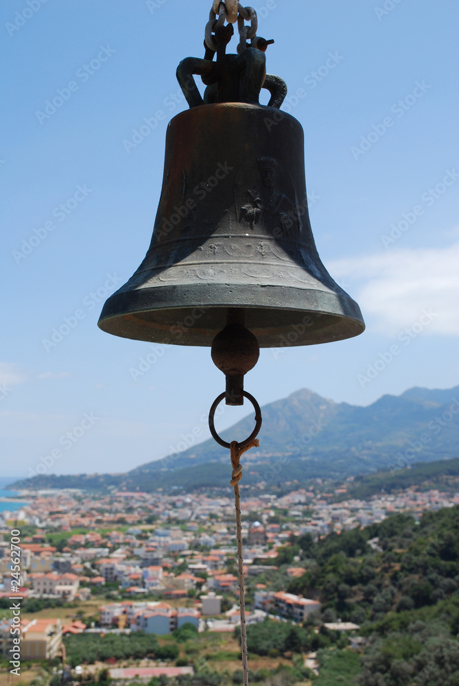Obraz premium Greece - Samos - Kirchenglocke