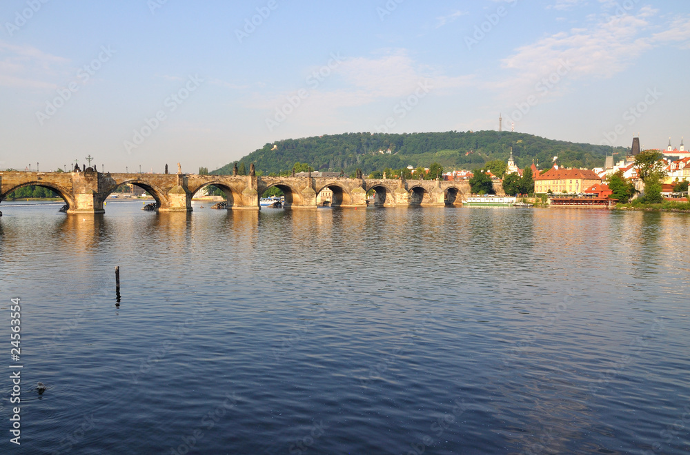 Charles Bridge in Prague.