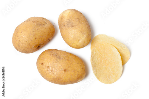 potatoes and chips