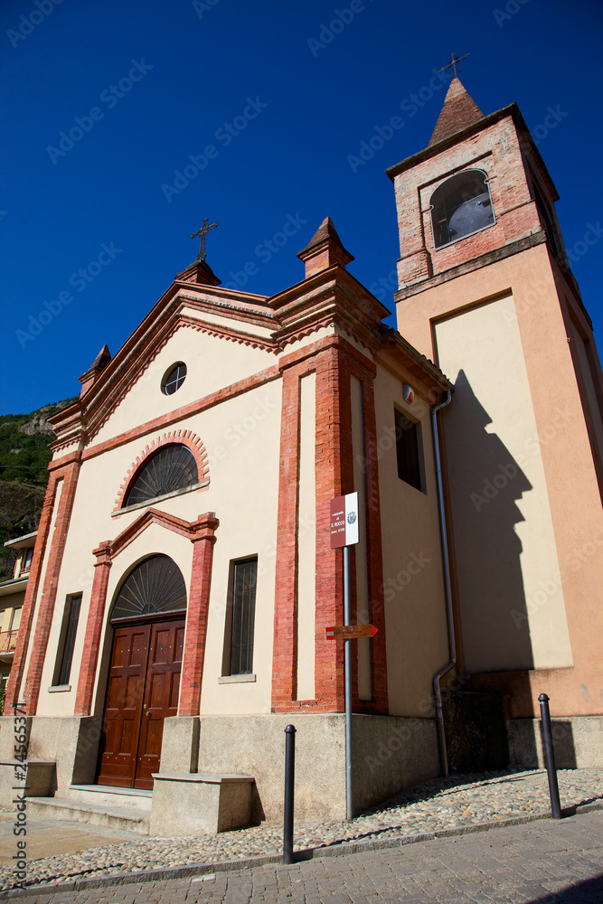Obraz premium Chiesa di San Pietro (Sant'Ambrogio di Torino, Piemonte)