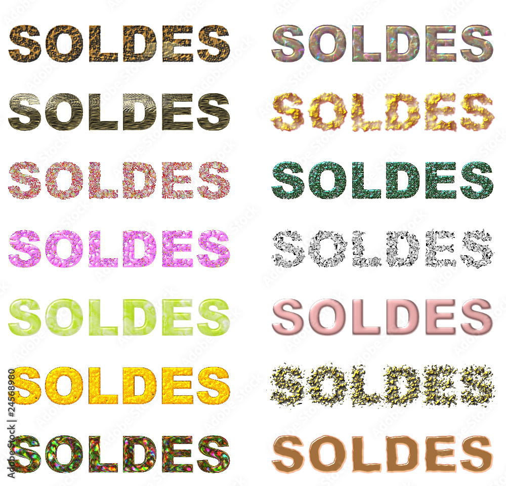 soldes matières