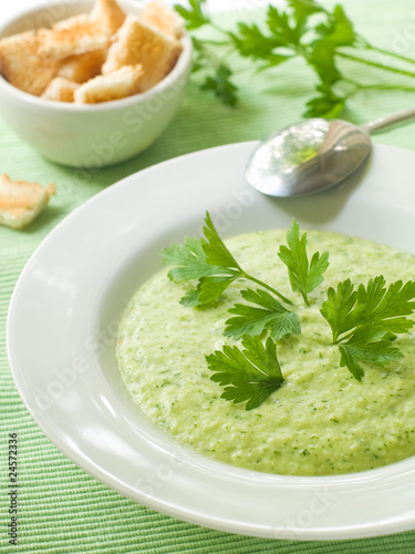 Vegetable green soup