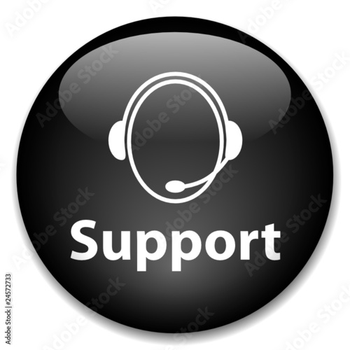 SUPPORT web button (contact customer service tech helpdesk SOS)