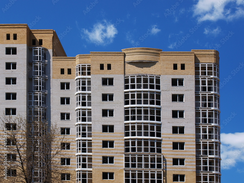 Fototapeta premium Complex of multistory building
