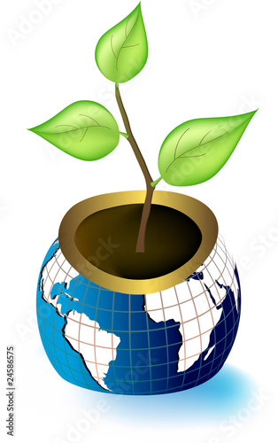 sprout out of Earth