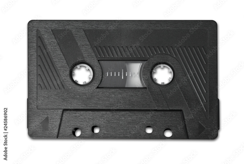 Audio cassette old tape music medium