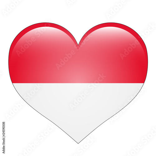 Herz Flagge - Monaco Free Download Herz Flagge - Monaco - GFXLoad