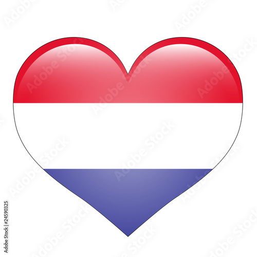 Herz Flagge - Niederlande Free Download Herz Flagge - Niederlande - GFXLoad