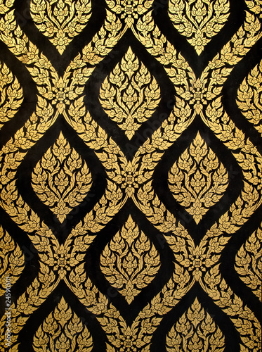 thai art gold paiting