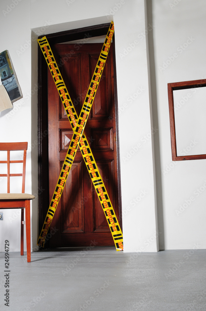 Obraz premium Danger cordon.