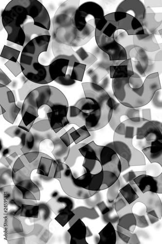 question marks background