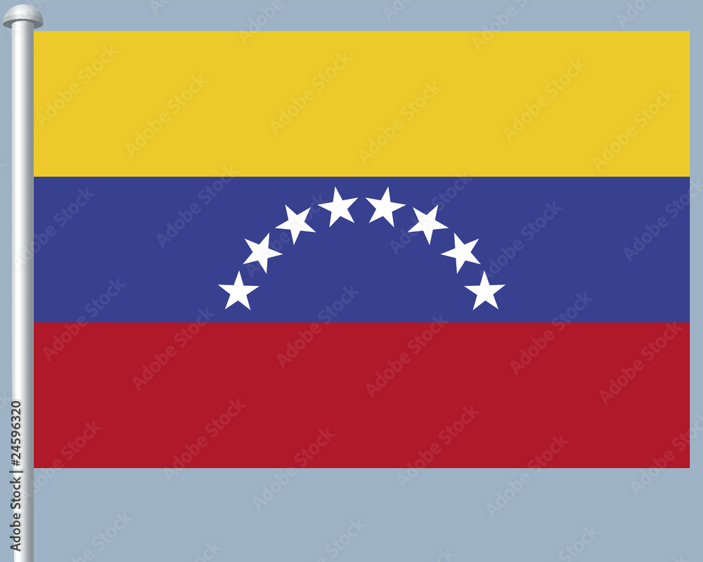 Flaggenserie-Suedamerika-Venezuela Flaggenserie-Suedamerika-Venezuela