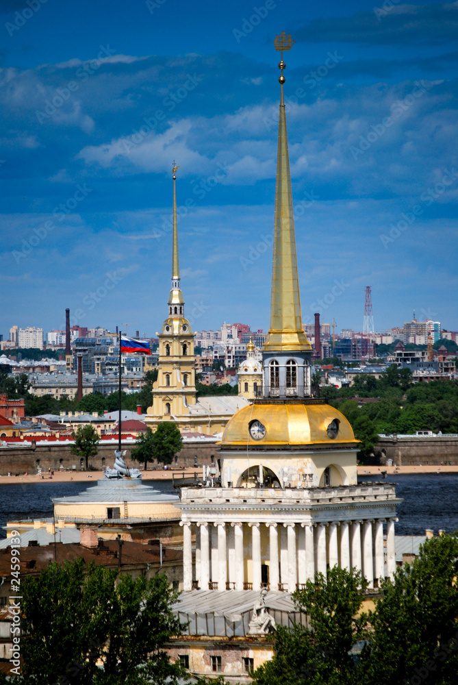 Les clochers de Saint Petersbourg