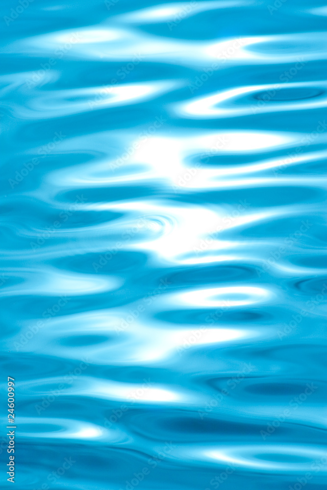 Blue water surface Blue water surface
