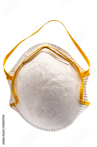 Anti dust face mask for health care isolated on white