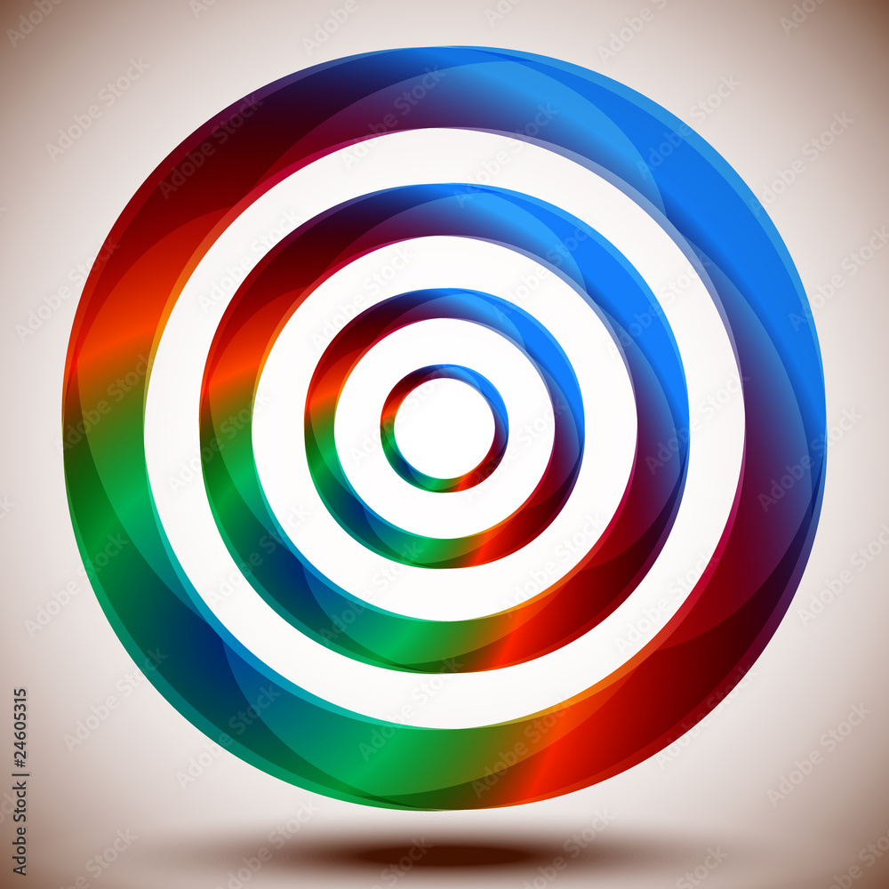 rainbow target rainbow target