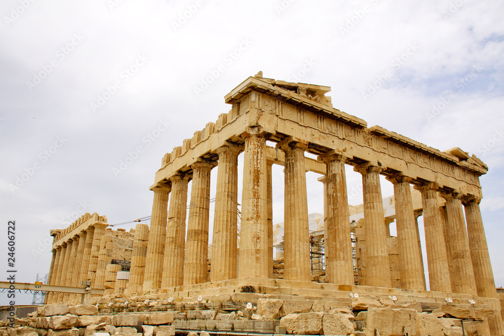 Naklejka premium Partenon w Atenach, Akropolis, Grecja