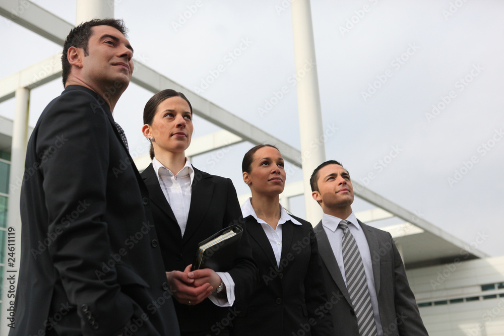 Groupe de commerciaux