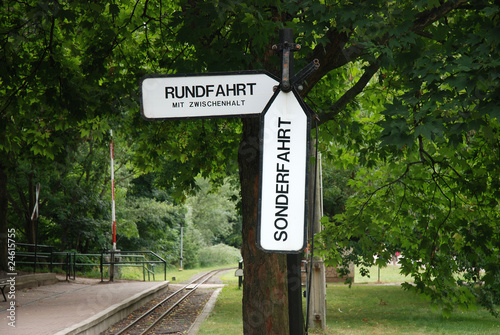 Sonderfahrt Rundfahrt Parkeisenbahn photo