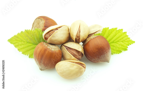Wood nut and pistachios
