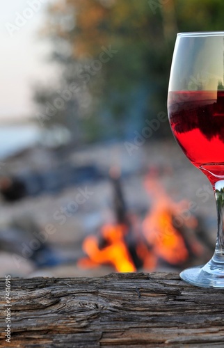 Profile of Wine at Campfire
