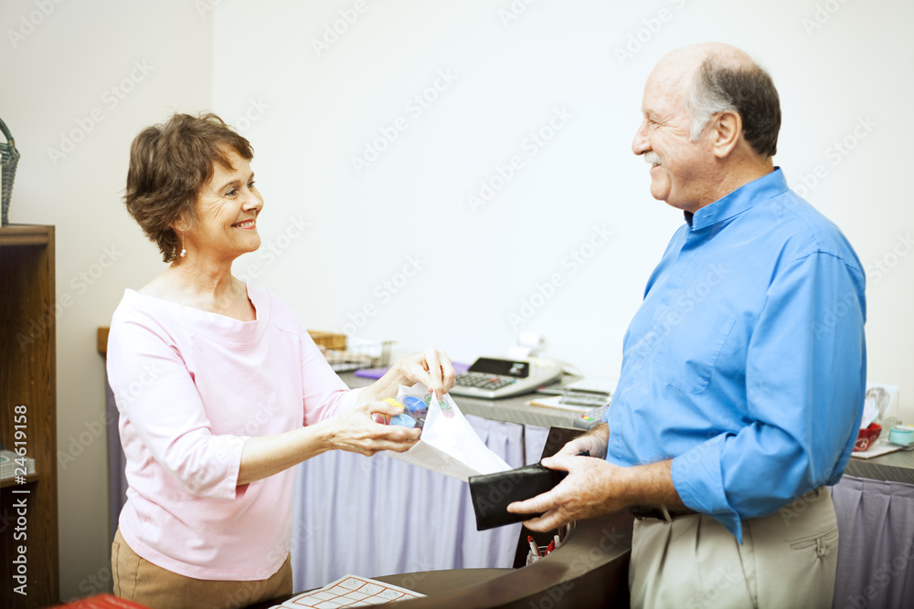 Obraz premium Satisfied Customer