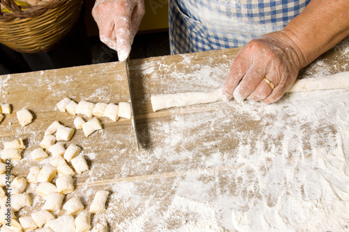 Obraz na płótnie gnocchi w salonie