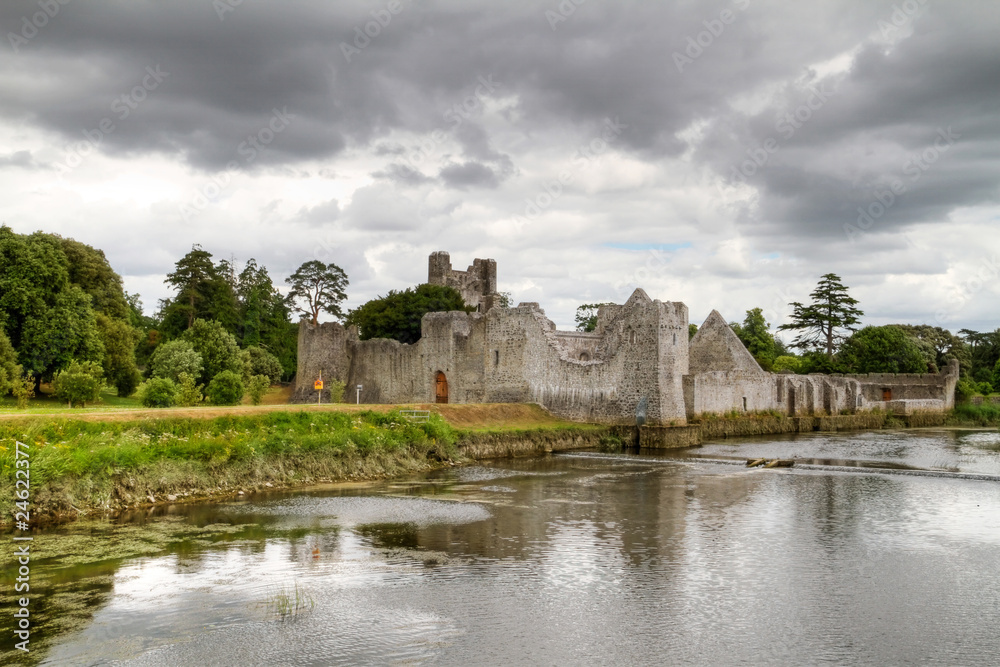 Ruins of castle in Adare - Ireland