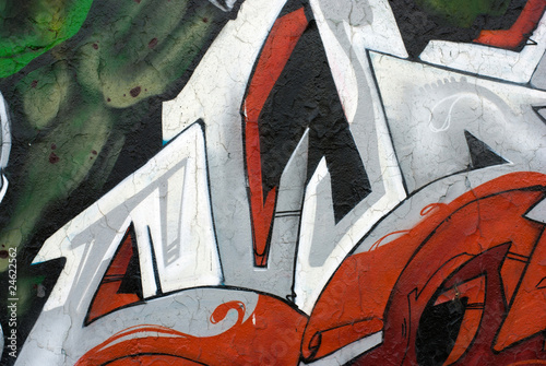 Part of graffiti