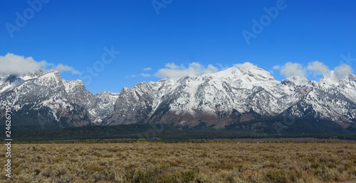 Mountains at Grand Teton National Park, Wyoming, USA