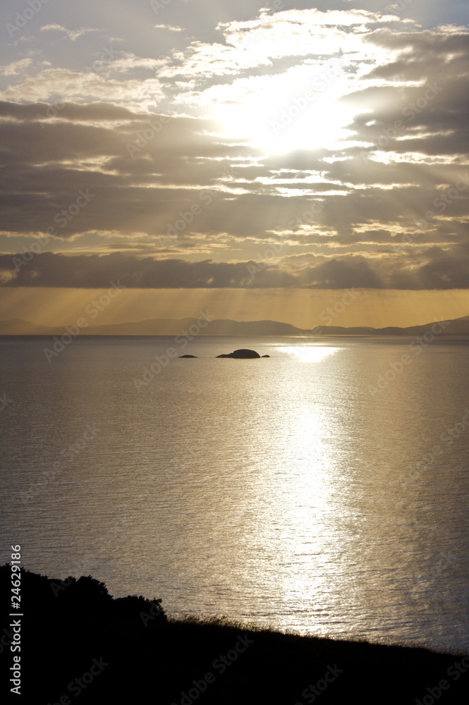 Isle of Skye Golden Sunset