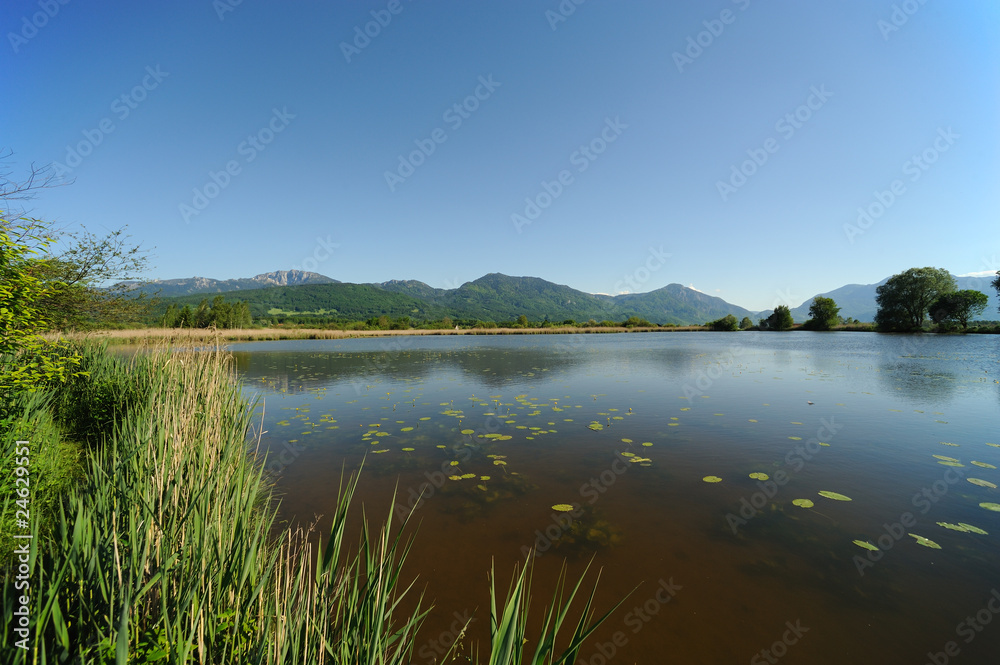 Fototapeta premium Gebirgskette Alpenvorland