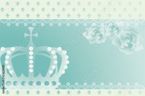 Blue Crown Background