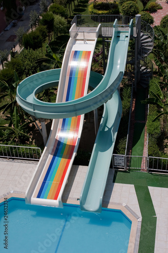 slide in water park