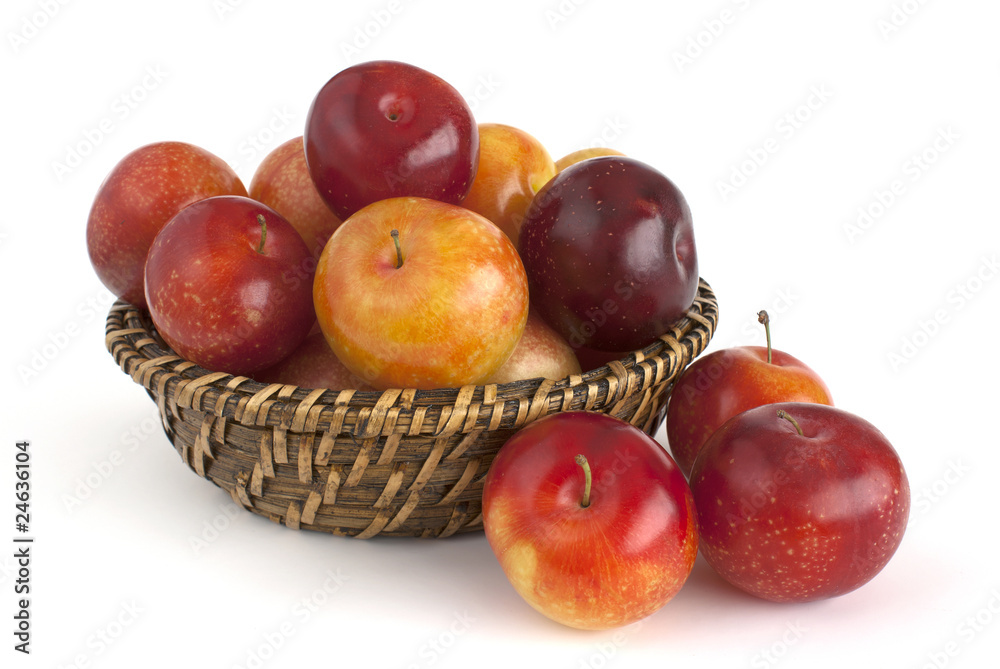 Red plums Red plums