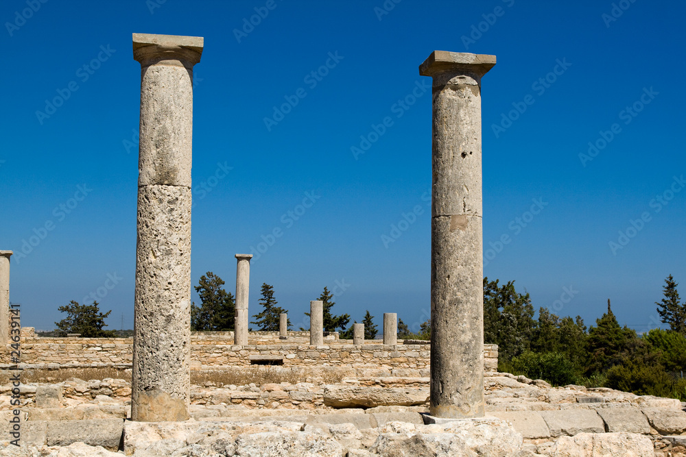 Ruins at the Sanctuary of Apollon Ylatis, Cyprus