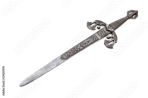 Canvas Print Sword shaped letter opener