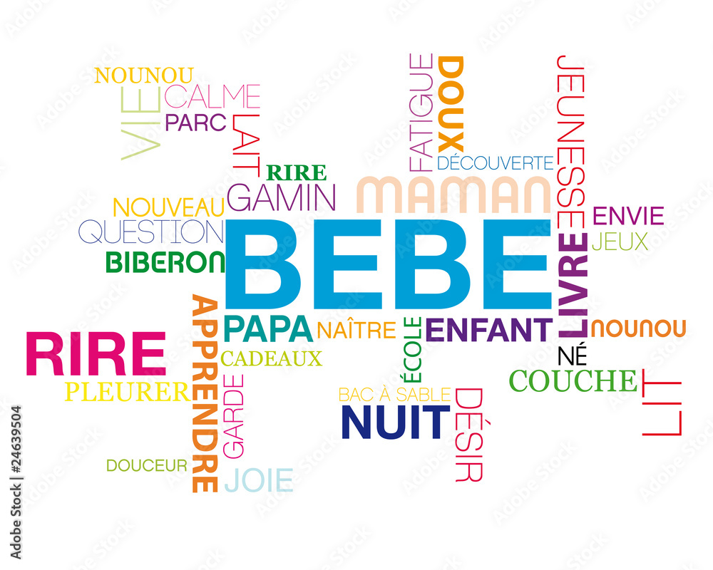 Obraz premium słowo dziecko