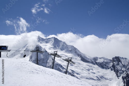 Ski resort. Caucasus Mountains. © BSANI