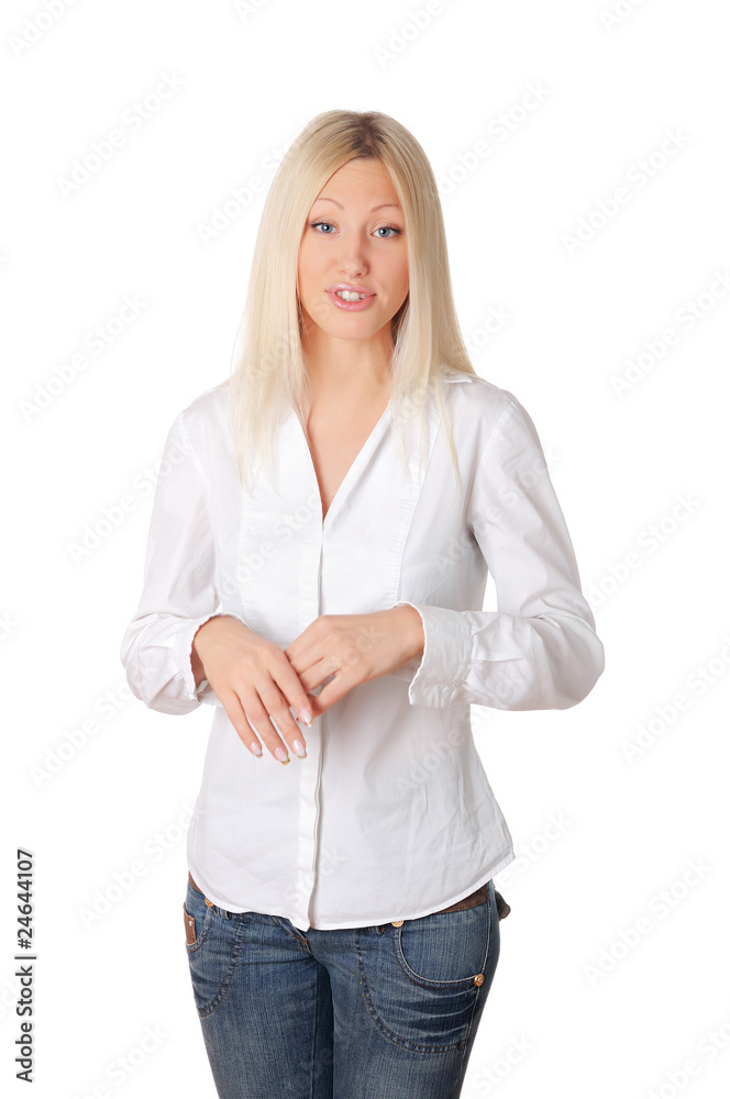 Young charming blonde Young charming blonde