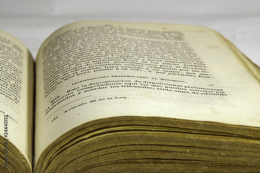 Fototapeta premium Libros de leyes