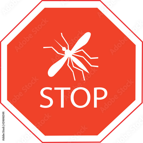 mosquito sign vector