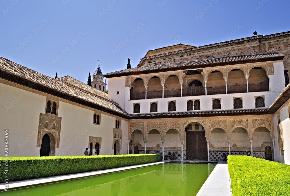 Patio de Arrayanes,alhambra,Granada,España