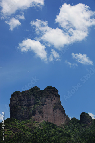 中国浙江省江山市江郎山风光