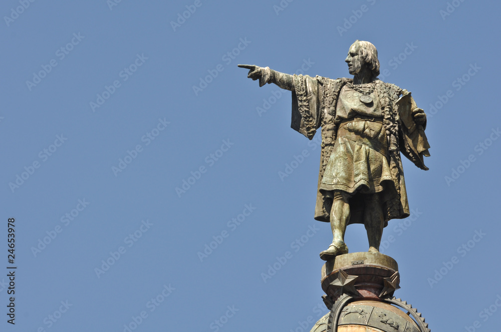 Obraz premium Pomnik Krzysztofa Kolumba